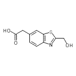CAS 登录号：192801-39-1， [2-(羟基甲基)-1,3-苯并噻唑-6-基]乙酸