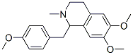 CAS 登录号：1934-93-6， 1,2,3,4-四氢-1-(4-甲氧基苄基)-6,7-二甲氧基-2-甲基异喹啉