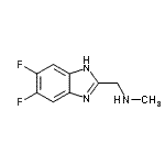 CAS 登录号：193534-41-7， 1-(5,6-二氟-1H-苯并咪唑-2-基)-N-甲基甲胺