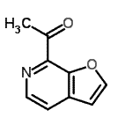 CAS 登录号：193750-70-8， 1-(呋喃并[2,3-c]吡啶-7-基)乙酮