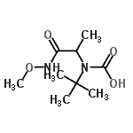 CAS 登录号：194092-89-2， N<sup>2</sup>-羧基-N-甲氧基-N<sup>2</sup>-(2-甲基-2-丙基)丙氨酰胺