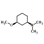 CAS 登录号：194720-37-1， (1R,3S)-3-甲氧基-N,N-二甲基环己烷胺