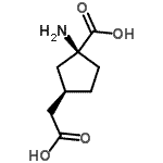 CAS 登录号：194785-84-7， (1S,3R)-1-氨基-3-(羧甲基)环戊烷羧酸