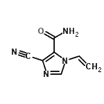 CAS 登录号：19485-46-2， 4-氰基-1-乙烯基-1H-咪唑-5-甲酰胺