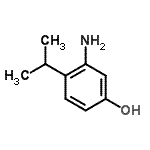 CAS 登录号：195046-11-8， 3-氨基-4-异丙基苯酚