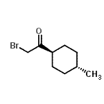 CAS 登录号：195138-22-8， 2-溴-1-(反式-4-甲基环己基)乙酮