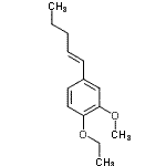 CAS#: 195192-81-5， 1-Ethoxy-2-Methoxy-4-[(1E)-1-Penten-1-Yl]Benzene