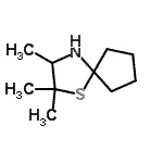 CAS#: 195259-31-5， 2,2,3-Trimethyl-1-Thia-4-Azaspiro[4.4]Nonane