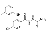 CAS#: 195370-39-9， [[4-Chloro-2-[(3,5-Dimethylphenyl)Amino]Benzoyl]Amino]Thiourea