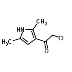 CAS#: 19597-16-1， 2-Chloro-1-(2,5-Dimethyl-1H-Pyrrol-3-Yl)Ethanone
