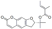 CAS 登录号：19662-71-6， 2-[(2S)-7-氧代-2,3-二氢呋喃并[4,5-g]苯并吡喃-2-基]丙-2-基(E)-2-甲基丁-2-烯酸酯