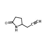 CAS#: 196716-19-5， 5-(2-Propyn-1-Yl)-2-Pyrrolidinone