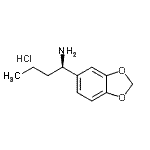 CAS#: 197508-49-9， (1R)-1-(1,3-Benzodioxol-5-Yl)-1-Butanamine Hydrochloride (1:1)