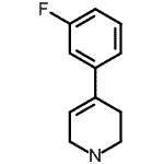 CAS#: 1978-60-5， 4-(3-Fluorophenyl)-1,2,3,6-Tetrahydropyridine