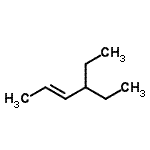 CAS 登录号：19781-63-6， (2E)-4-乙基-2-己烯