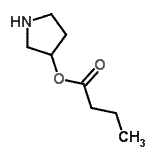 CAS 登录号：197964-12-8， 3-吡咯烷基丁酸酯