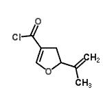 CAS#: 198023-76-6， 5-Isopropenyl-4,5-Dihydro-3-Furancarbonyl Chloride