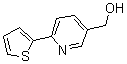 CAS 登录号：198078-57-8， 6-(2-噻吩基)-3-吡啶甲醇