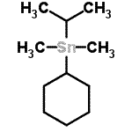 CAS 登录号：19814-13-2， 环己基(异丙基)二甲基锡烷