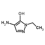 CAS 登录号：198885-81-3， 4-氨基-1-乙基-1H-吡唑-5-醇