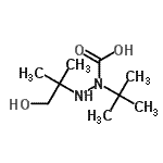 CAS 登录号：198968-38-6， 2-(1-羟基-2-甲基-2-丙基)-1-(2-甲基-2-丙基)肼羧酸