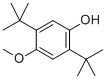 结构式 CAS# 1991-52-2, 2,5-二叔丁基-4-甲氧基-苯酚