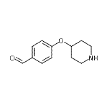 CAS 登录号：199103-27-0， 4-(4-哌啶基氧基)苯甲醛