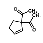 CAS 登录号：199123-50-7， 1,1'-(2-环戊烯-1,1-二基)二乙酮