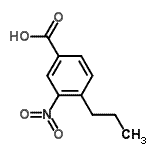 CAS 登录号：199171-93-2， 3-硝基-4-丙基苯甲酸