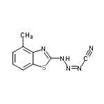 CAS#: 19952-48-8， (1Z)-3-(4-Methyl-1,3-Benzothiazol-2(3H)-Ylidene)-1-Triazene-1-Carbonitrile