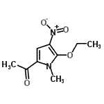 CAS 登录号：199684-11-2， 1-(5-乙氧基-1-甲基-4-硝基-1H-吡咯-2-基)乙酮