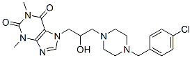 CAS 登录号：19971-93-8， 7-[3-[4-(4-氯苯基甲基)-1-哌嗪基]-2-羟基丙基]-1,3-二甲基-7H-嘌呤-2,6(1H,3H)-二酮