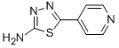 structure of CAS# 2002-04-2, 5-Pyridin-4-Yl-1,3,4-Thiadiazol-2-Amine;5-(4-Pyridyl)-1,3,4-Thiadiazol-2-Amine;[5-(4-Pyridyl)-1,3,4-Thiadiazol-2-Yl]Amine;Sdccgmls-0015892.P002