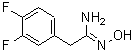 CAS 登录号：200504-48-9， 2-(3,4-二氟苯基)-N'-羟基乙脒