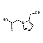CAS 登录号：200557-24-0， [2-(羟基甲基)-1H-吡咯-1-基]乙酸