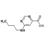 CAS 登录号：200626-40-0， 6-(丁基氨基)-4-嘧啶羧酸