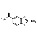 CAS 登录号：20077-88-7， 1-(2-甲基-1,3-苯并噻唑-5-基)乙酮