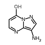 CAS 登录号：201599-18-0， 3-氨基吡唑并[1,5-a]嘧啶-7-醇