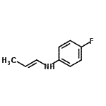 CAS 登录号：201792-66-7， 4-氟-N-[(1E)-1-丙烯-1-基]苯胺