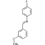 CAS 登录号:202073-14-1, (E)-N-(4-氟苯基)-1-(3-甲氧基苯基)甲亚胺