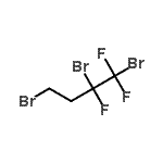 结构式 CAS# 2022-80-2, 1,2,4-三溴-1,1,2-三氟丁烷