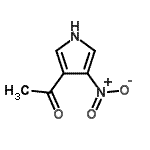 CAS 登录号：202348-96-7， 1-(4-硝基-1H-吡咯-3-基)乙酮