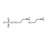 CAS 登录号：20261-59-0， 二(2-羟基乙铵)硫酸盐