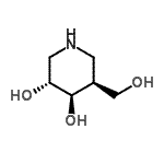 CAS 登录号：202979-51-9， (3R,4R,5S)-5-(羟基甲基)-3,4-哌啶二醇