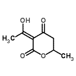 CAS 登录号：203052-81-7， (3E)-3-(1-羟基乙亚基)-6-甲基二氢-2H-吡喃-2,4(3H)-二酮