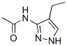 CAS 登录号：203061-93-2， N-(4-乙基-1H-吡唑-3-基)-乙酰胺