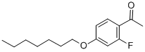 CAS 登录号：203066-88-0， 1-[2-氟-4-(庚氧基)苯基]-乙酮