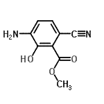 CAS 登录号：203201-47-2， 甲基3-氨基-6-氰基-2-羟基苯甲酸酯