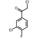CAS 登录号：203251-37-0， 2-氯-1-(3-氯-4-氟苯基)乙酮