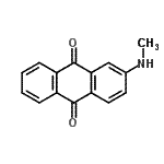 CAS 登录号：20327-68-8， 2-(甲基氨基)-9,10-蒽醌
